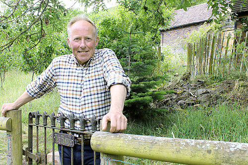 Chris Naylor at his home in South Shropshire